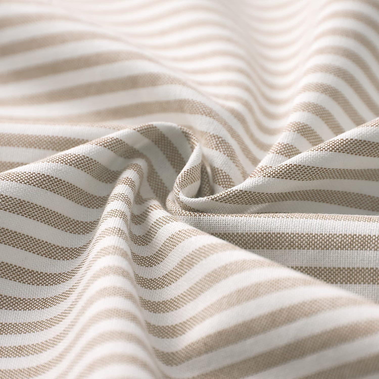 July Joy 3-Piece Cotton Tier Curtains with Valance