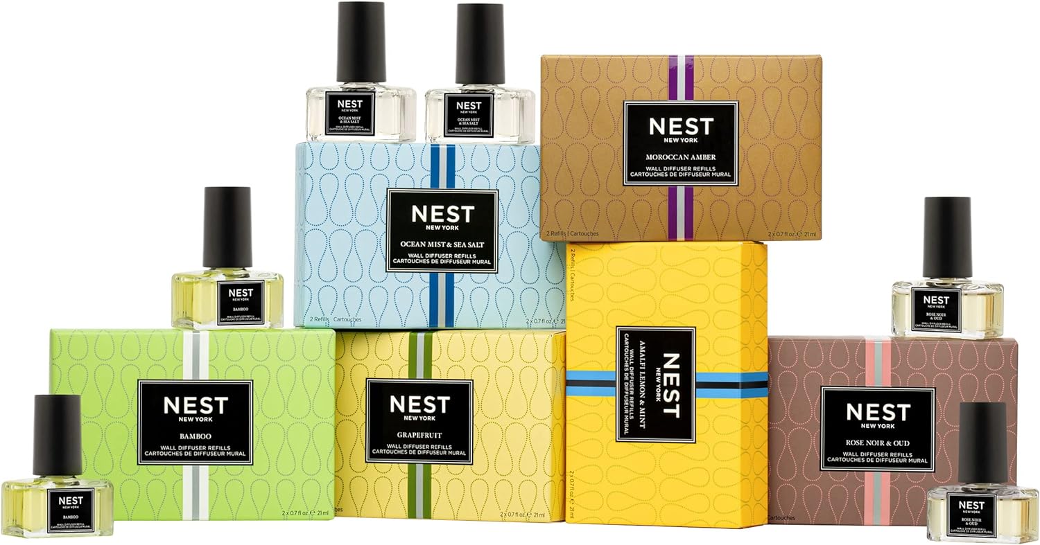 NEST New York Wall Diffuser Refill Vials - Set of 2