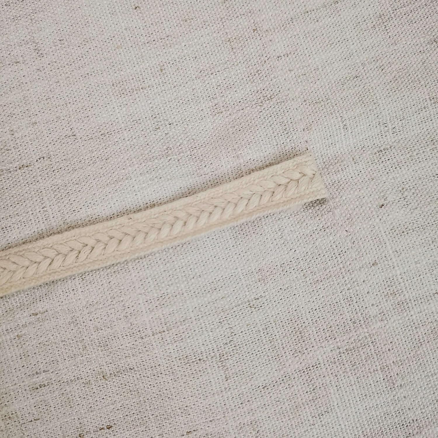 Japanese Linen Door Curtain with Tie-Backs
