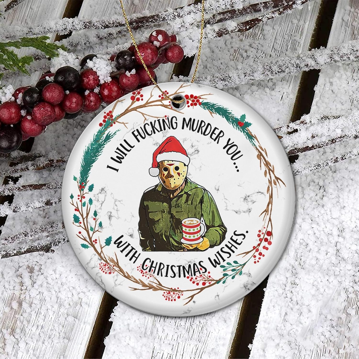 Halloween Horror Character Ornaments for Christmas Trees