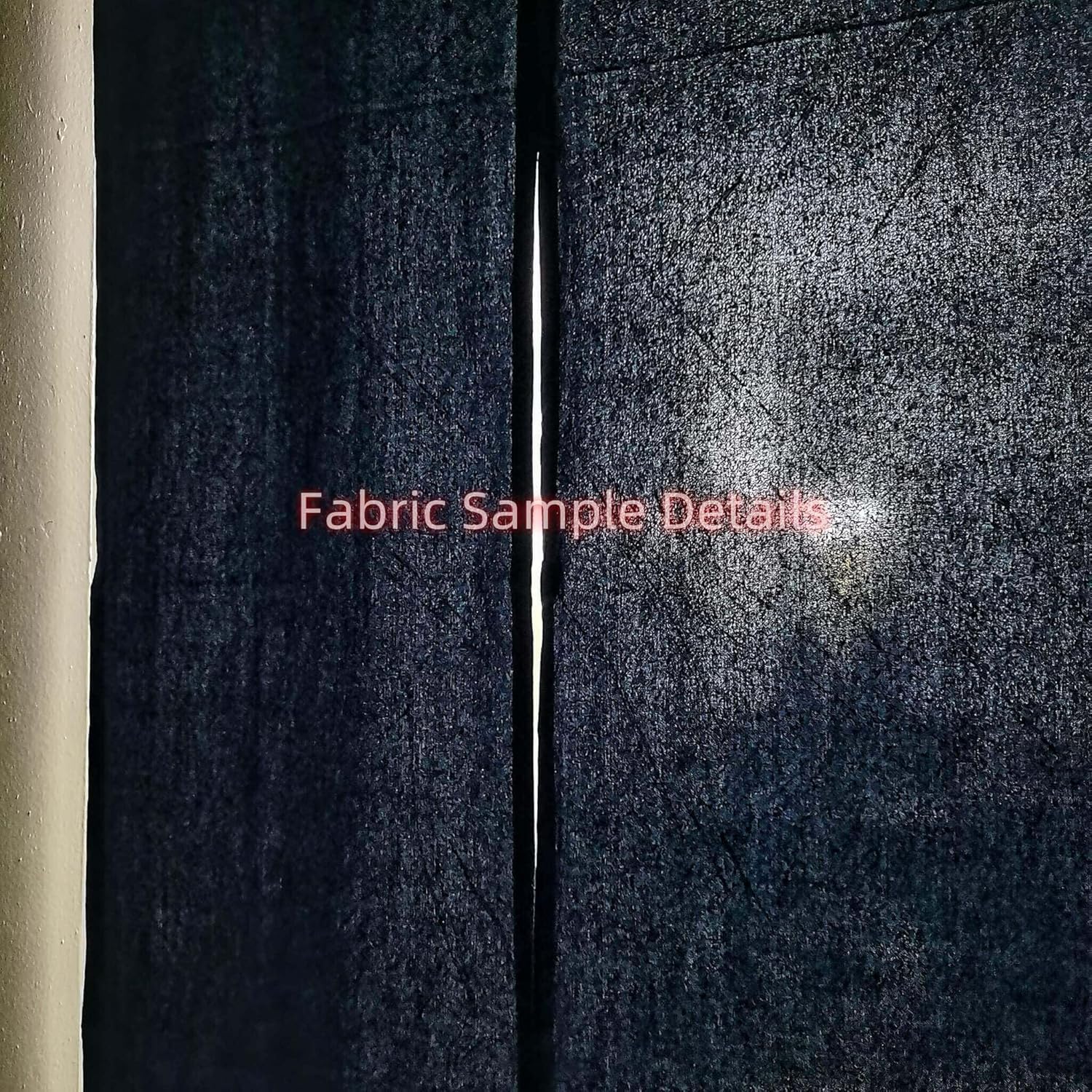 Hand Dyed Japanese Noren Curtain Indigo 275x59in