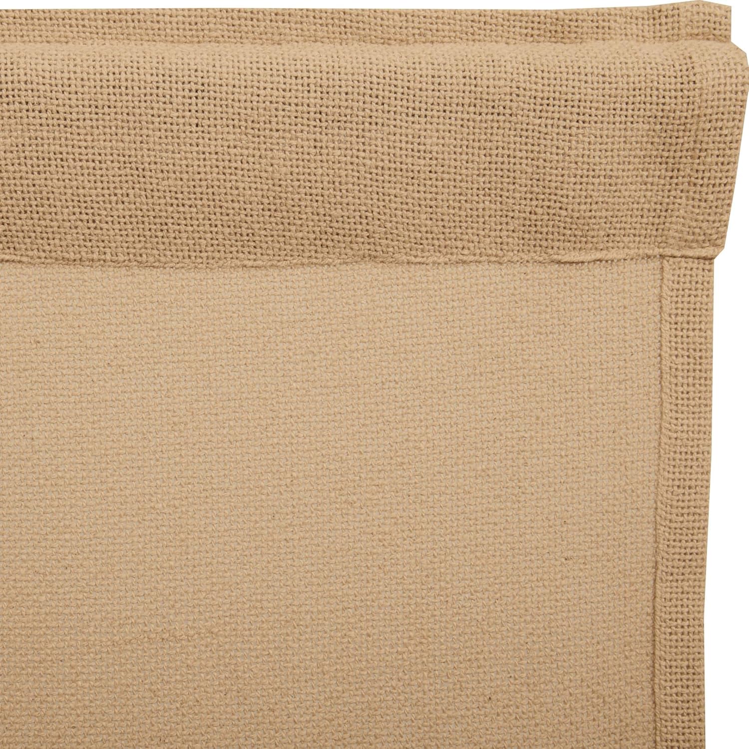 VHC Brands Prairie Panel Pair Tan Rod Ties Window Curtains