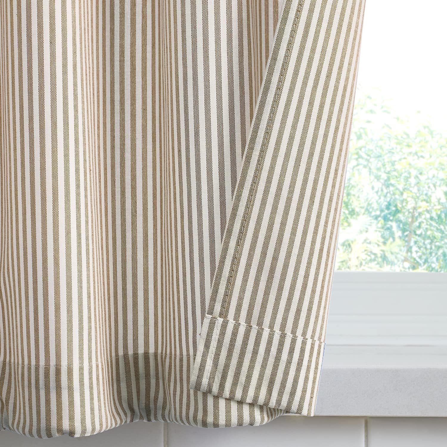 July Joy Cotton Valance Curtains 56 x 18 Country Farmhouse Style