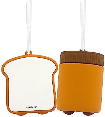 Hallmark Better Together Peanut Butter Jelly Magnetic Christmas Ornaments Set of 2