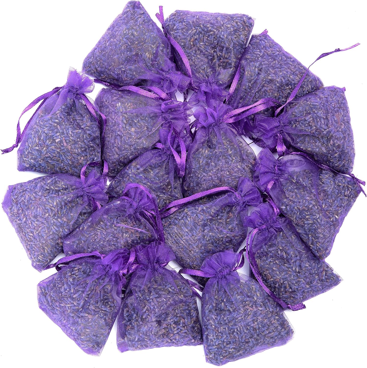French Lavender Sachets Set of 16 for Closets and Drawers